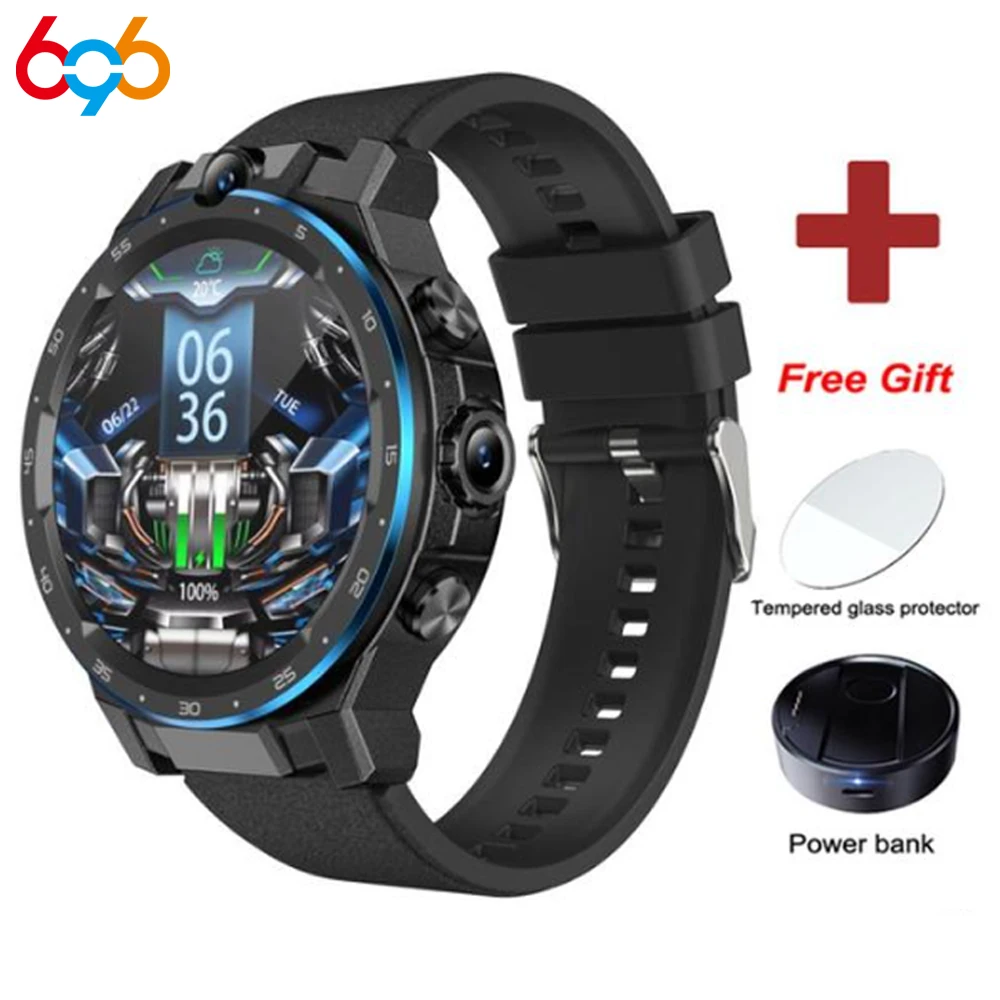 

Новые умные часы 4G GPS Wi-Fi 6 ГБ + 128 ГБ с двойной камерой, спортивные мужские умные часы с Bluetooth и функцией звонка 24 часа, умные часы с функцией сердечного ритма, женская музыкальная система