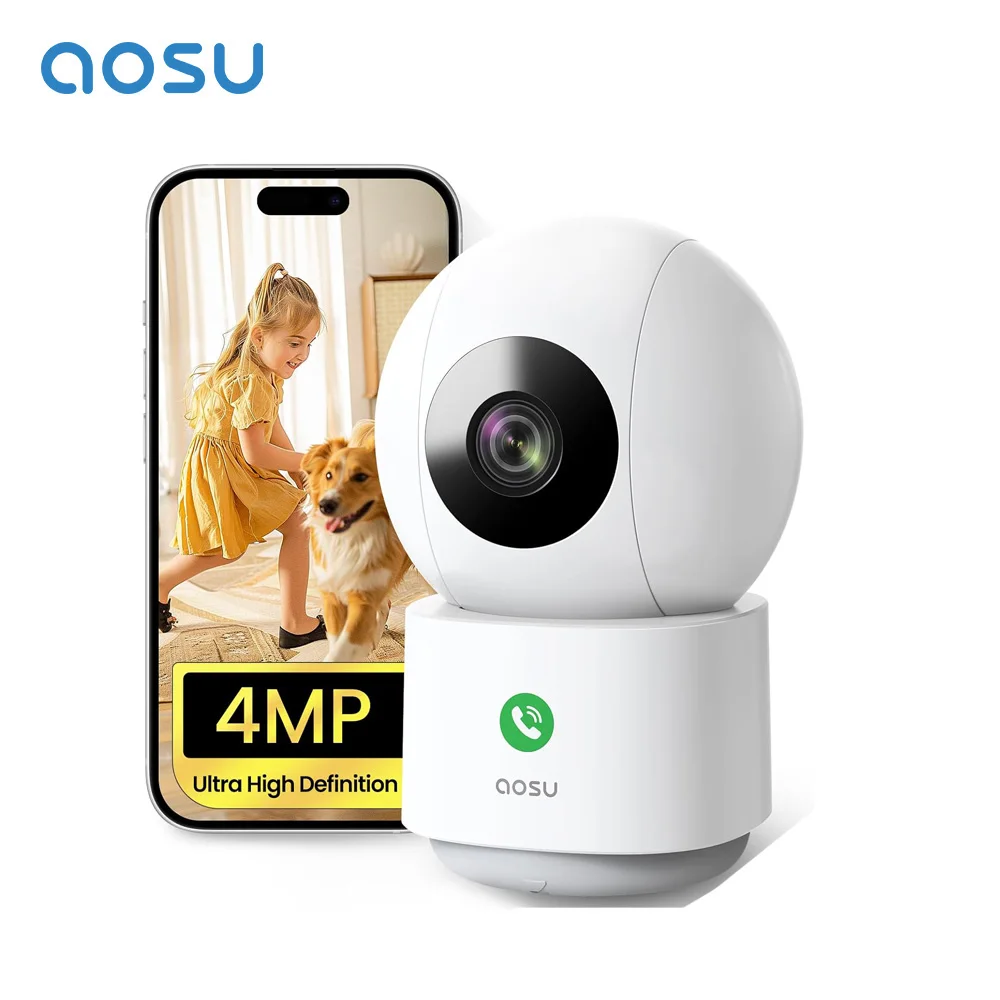 AOSU Caméra intérieure 360°