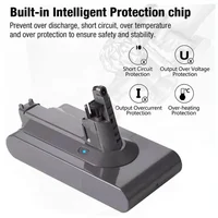 For Dyson V11 SV14 Series 25.2V Rechargeable Battery 6800mAh Suitable Vacuum Cleaner Replacement Battery V11 970145-02 2