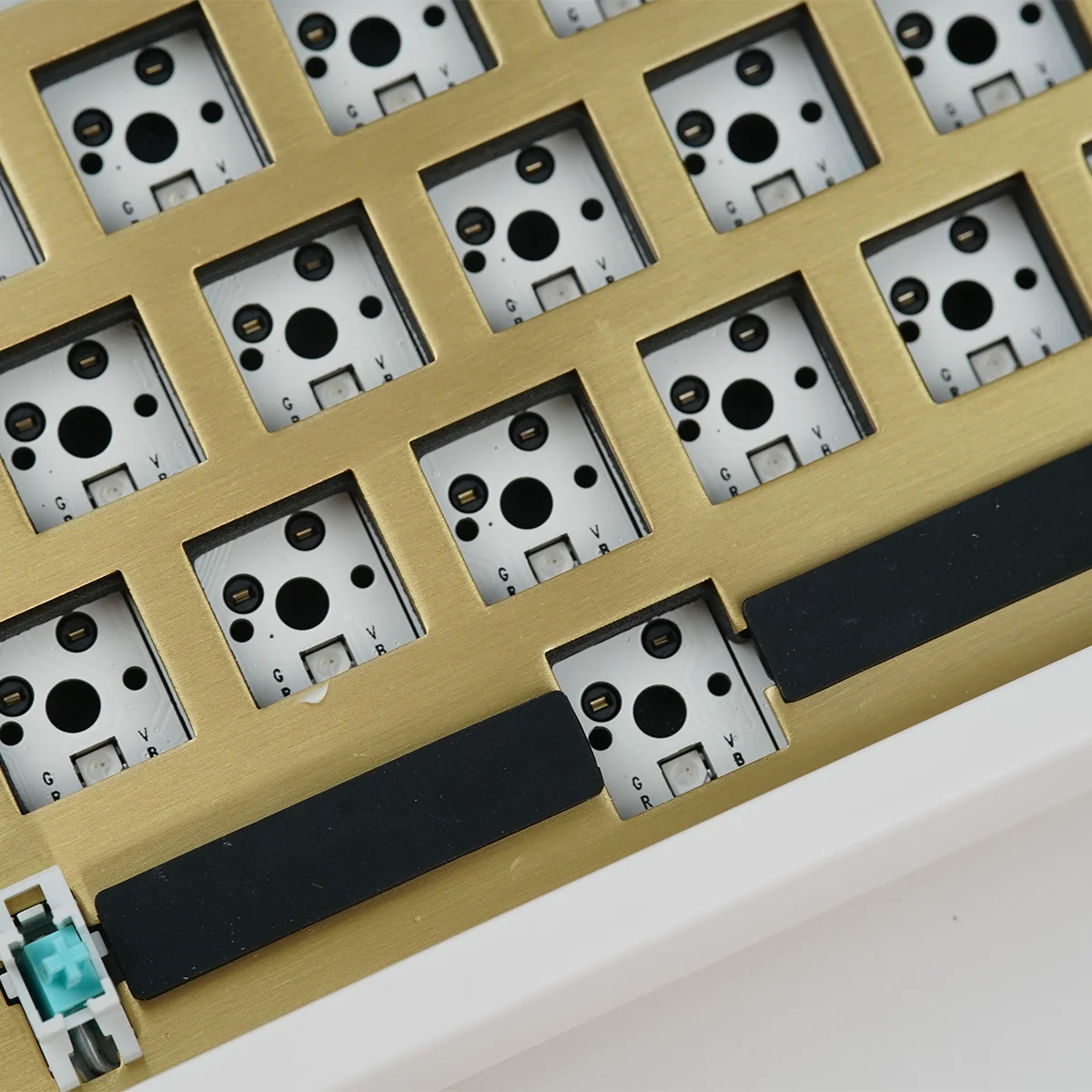 Mathew Tech Mk66 Pro Gaxeta Teclado Mecânico Kit 65 por Cento Quente-swappable 3-modo Lubrificado Facada Rgb Luz Sul de Frente para o Diodo Emissor de Luz - Imagem 5