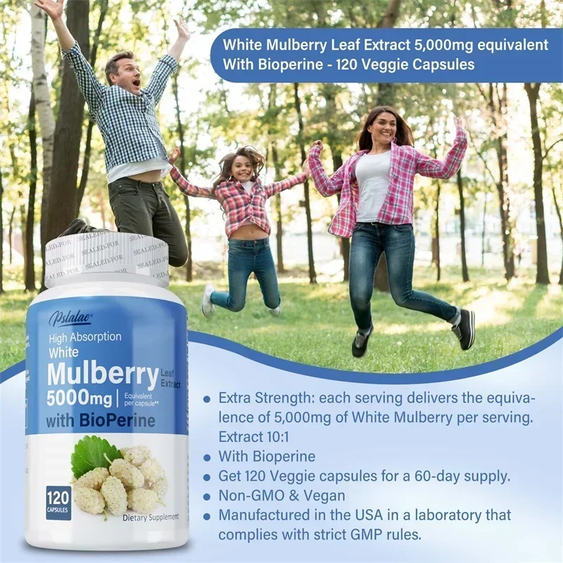 White Mulberry Extract-Supports Cardiovascular Health, Weight Management, and Boosts Immunity