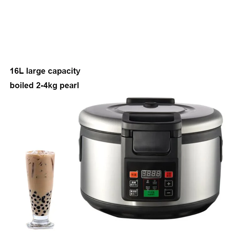 Boiled 2-4KG Automatic Pearl Boiling Machine Red Bean Sago Cooking Pudding Cooker Commercial Pearl Boiling Pot