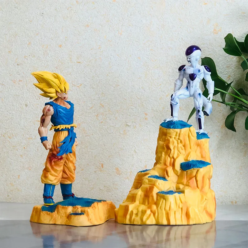 

Dragon Ball Z Son Goku Figure Super Saiyan Son Goku Vs Frieza Gk Anime Figures Pvc Statue Figurine Model Ornaments Adult Gifts