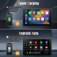 Leadfan 9 Inch Car Radio Stereo 1 Din Touchscreen Universal Car Video Player Carplay & Android Auto with Rear Camera Bluetooth - Image 2