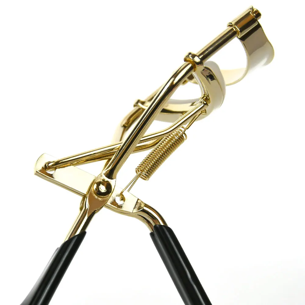 Eyelash Curler with Spring Rubber Handle non-slip Extension Curling Long-lasting Lashes Clip Beauty Makeup Tool