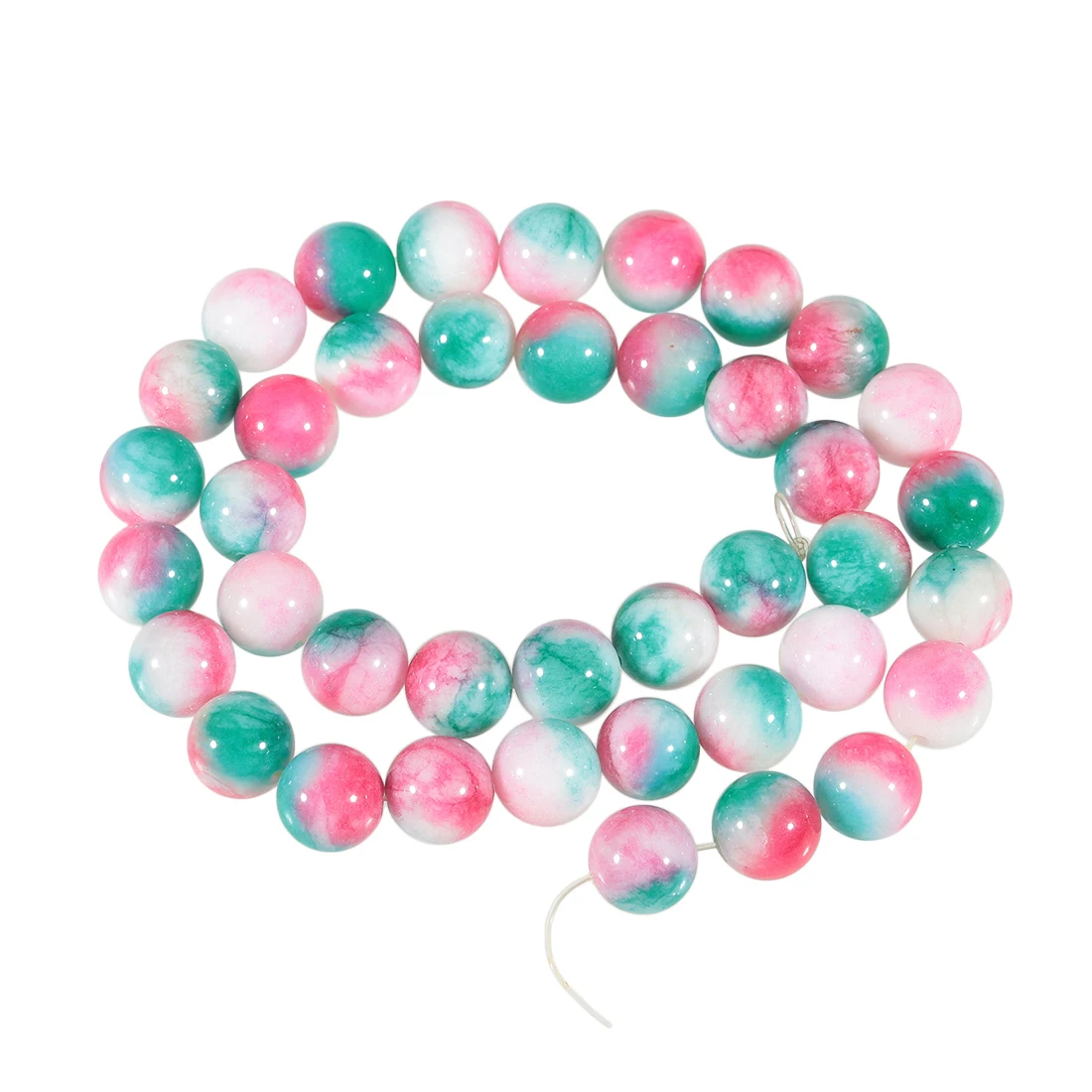 

10mm Colorful Round Jade Stone Beads For Jewelry Making,Healing Crystal Loose Spacer Beads For DIY Necklace Bracelet Accessories