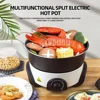 Household Electric Cooking Pot Multi Cooker Large Capacity Multifunctional Non Stick Panela A Vapor 3