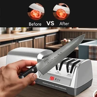 TAIDEA Professional Electric Knife Sharpener - 3-Stage System, Restore and Polish Blades Effortlessly Kitchen Sharpener 3