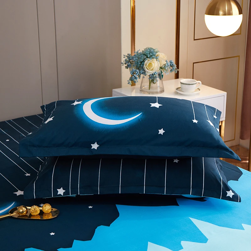 1 piece of bed sheet for bedroom 100%Polyeste Elastic Band Around bedding Fitted Sheet Only (excluding pillowcases) 4