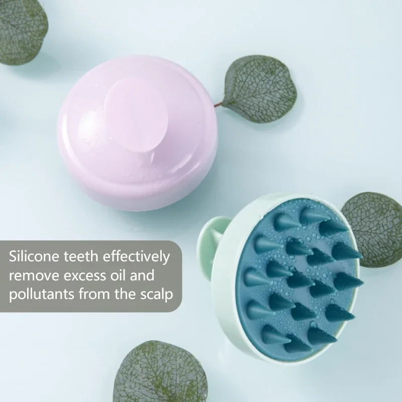WANMEI Silicone Shampoo Brush Head Scalp Massage Comb Hair Washing Combs Bath Shower Body Massage Brushes Hair Care Tool, photo 2
