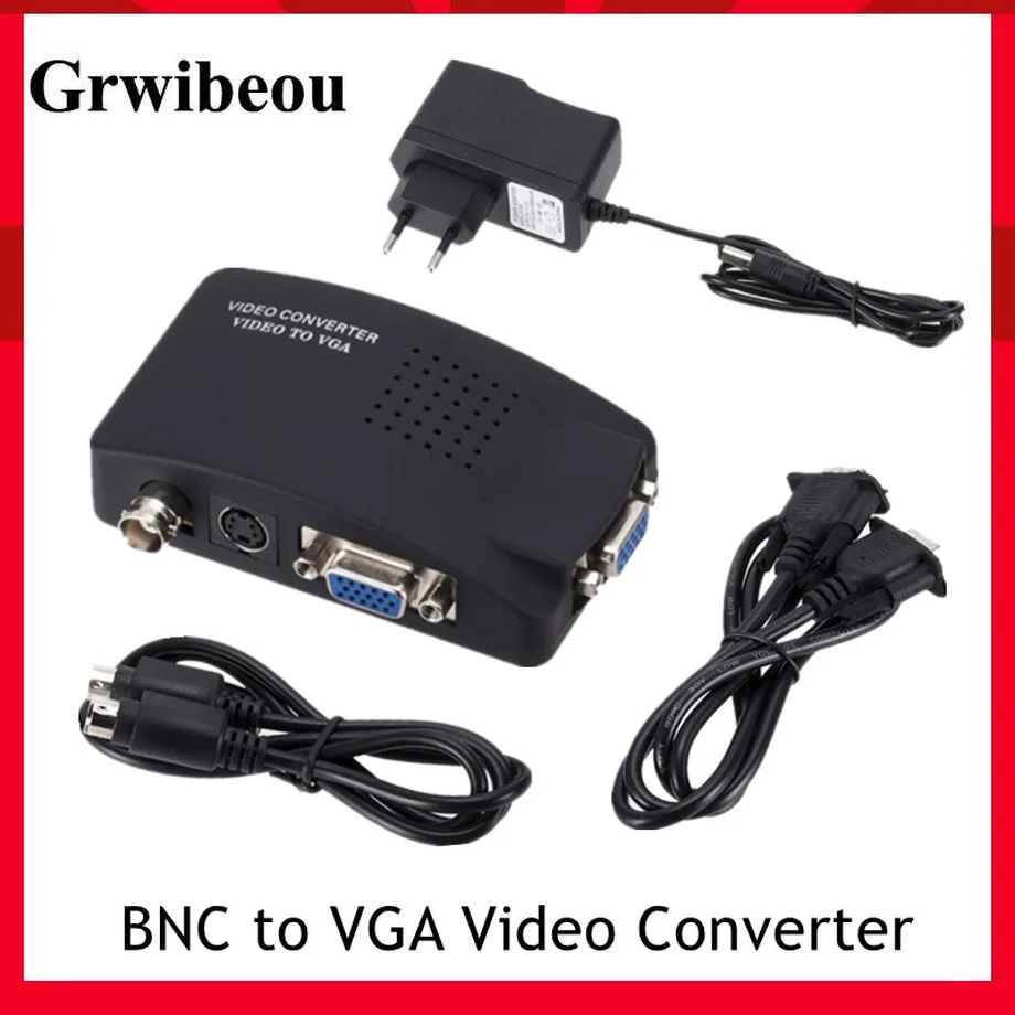 Hdmi To Vga Adapter Cable,Vga Cable Adapter,Displayport To Vga Adapter Cable BNC VGA Composite S-Video to VGA Converter Video Converter Output Adapter Digital Switch Box for PC Mac TV Camera