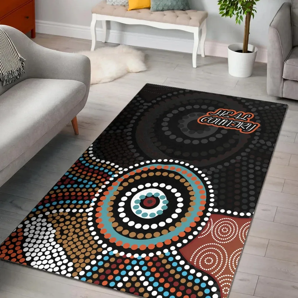 

Naidoc Week Area Rug Let's Heal Country 3D Printed Room Mat Floor Anti-slip Carpet Home Decoration Themed Living Room Carpet