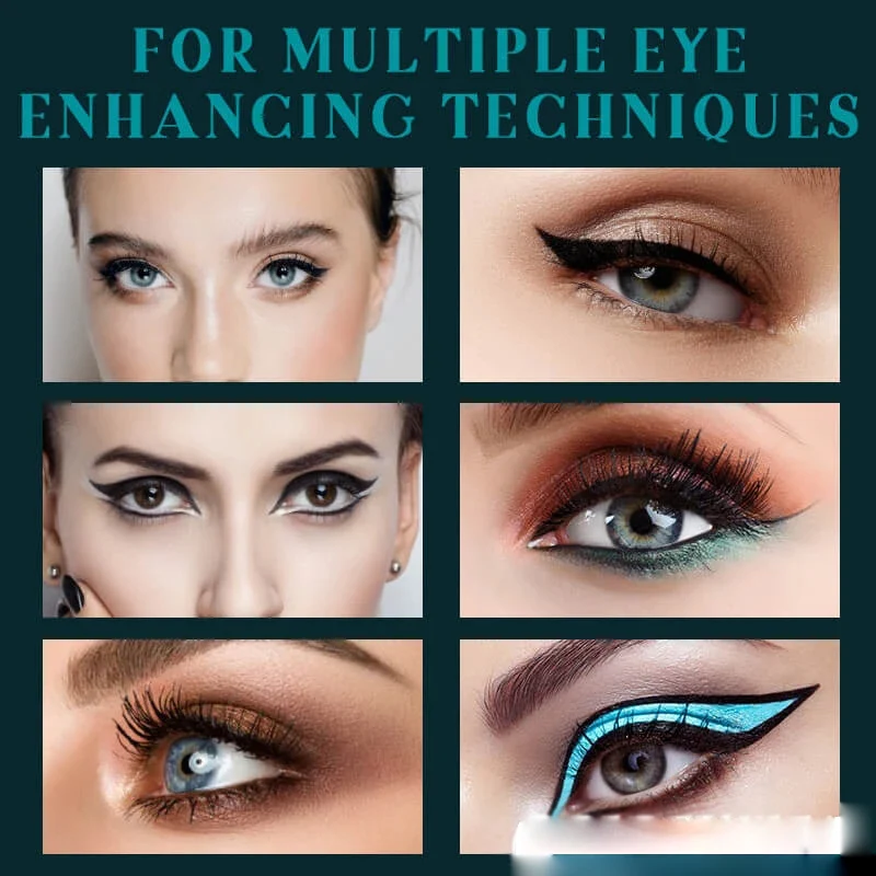 1 Set Eyeliner Guide Tools Eye Makeup Styling Drawing Guide Gel Reusable Eyebrows Eye Shadow Brush Eyeliner Makeup Tool eyeliner guide tools