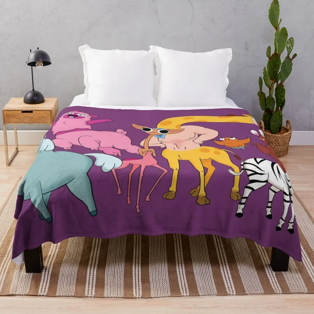 

The Herd Throw Blanket fluffy Custom Luxury Thicken Blankets
