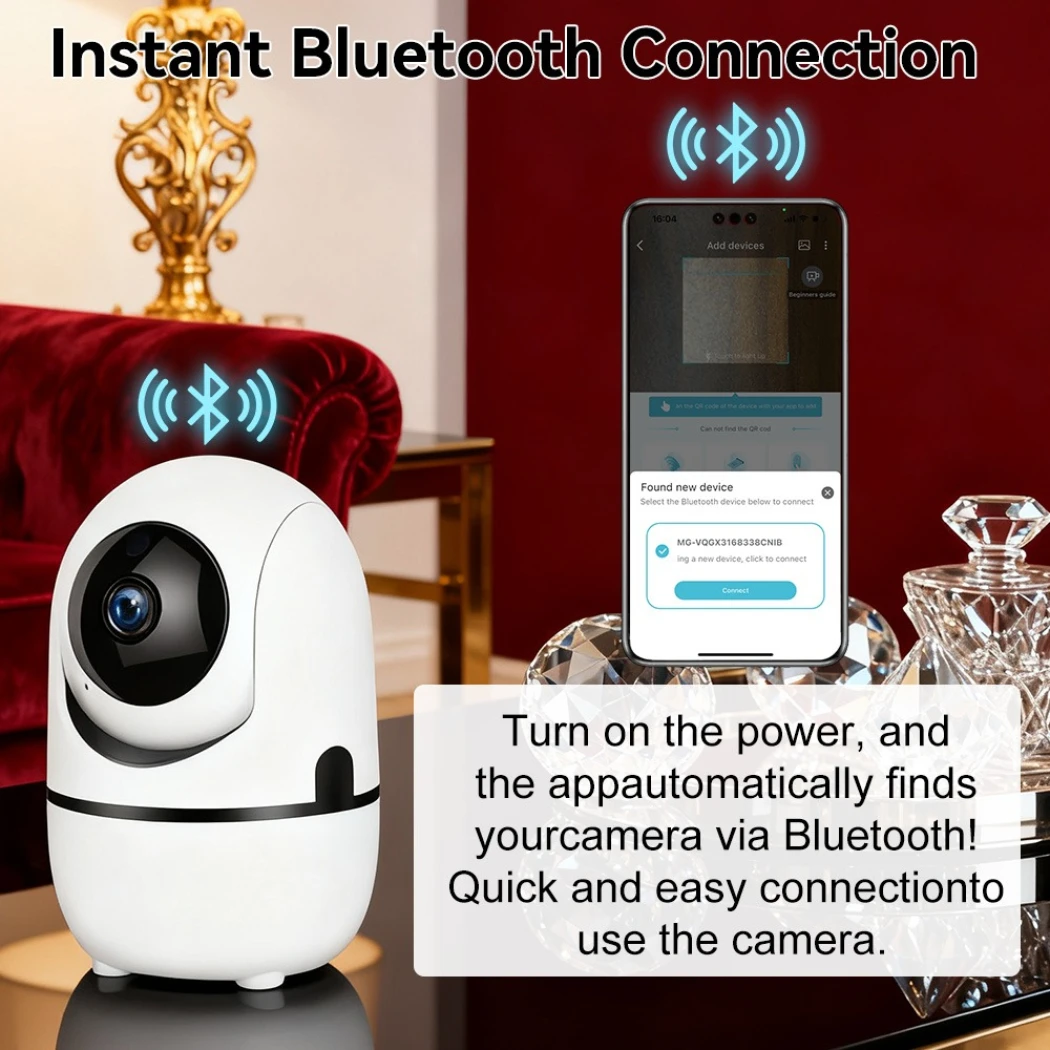 5MP Wifi IP Camera o-kam pro Smart Home Auto Tracking 1620P Full Night Vision Network Wireless CCTV Video Baby Security Camera 2
