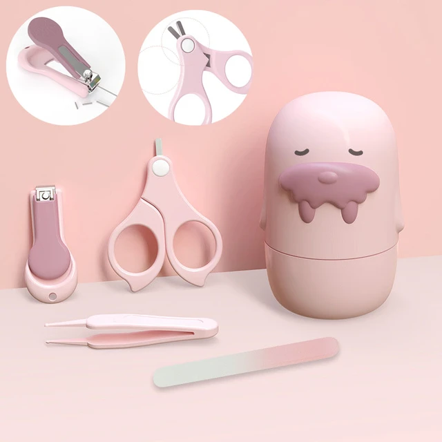 4-in-1 Baby Nail Grooming Care Set, with Case, Baby Nail Clippers, Scissor,  Nail File & Tweezers at Rs 120/piece | Baby Products in Surat | ID:  23961865355