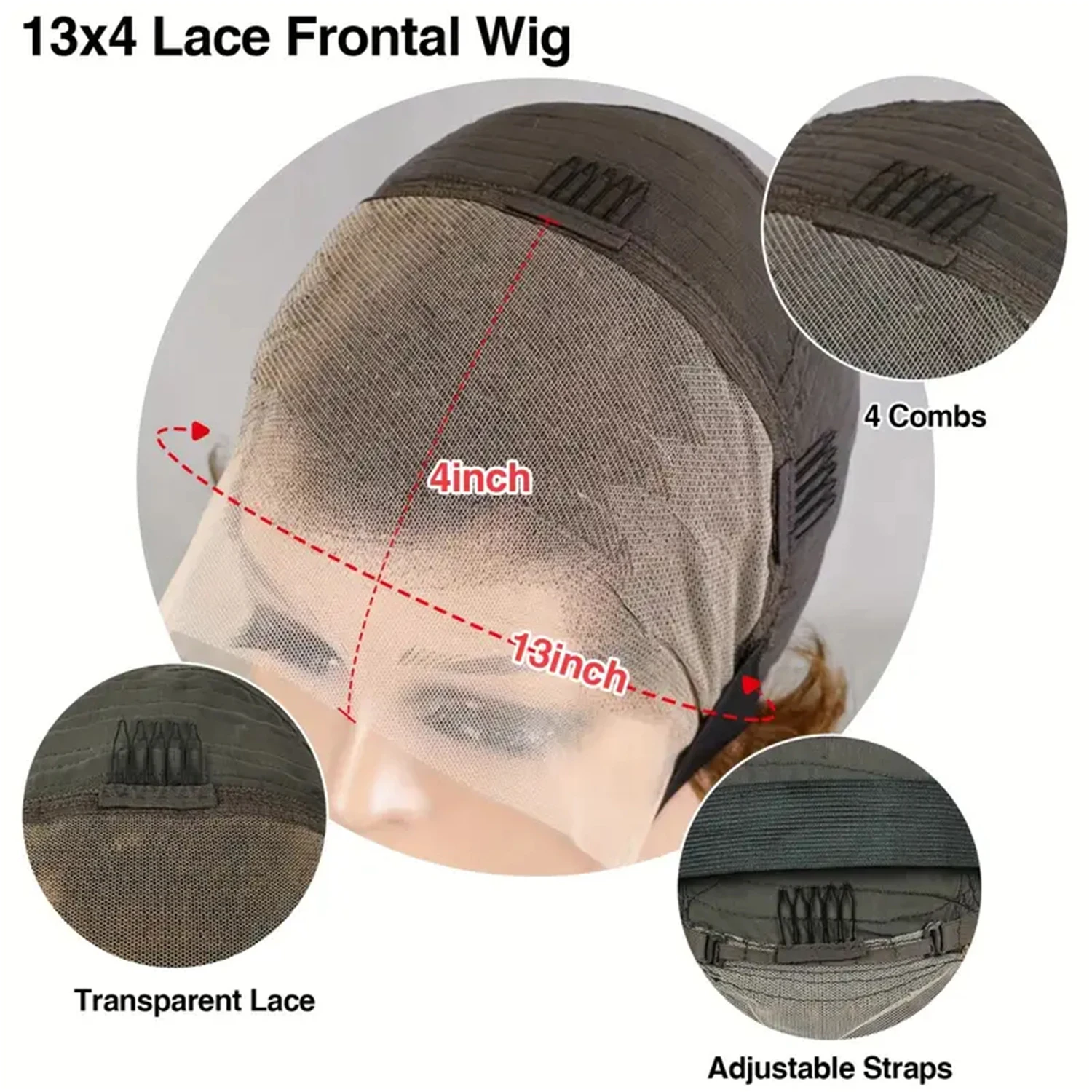 Short Pixie Cut Wig Straight Human Hair Bob Wig 13X4 Lace Front Brazilian Remy Hair Natural 6 inch Dark Brown Natural Black