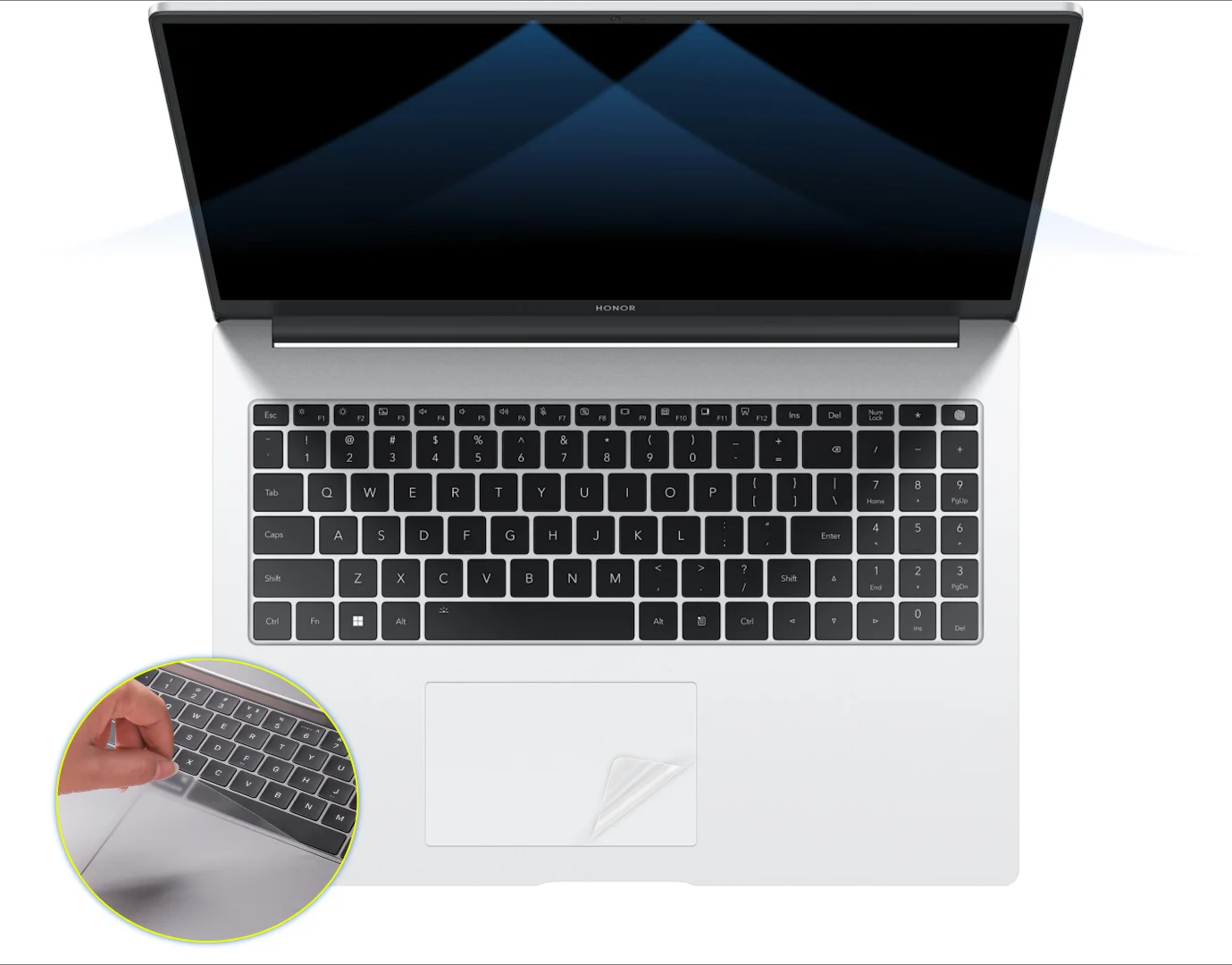 Per Honor Magicbook X 16 2022 Laptop X16(2022) (Core I5 I7 12Th Gen) Pellicola Protettiva Per Touchpad Opaca Da 16 Pollici