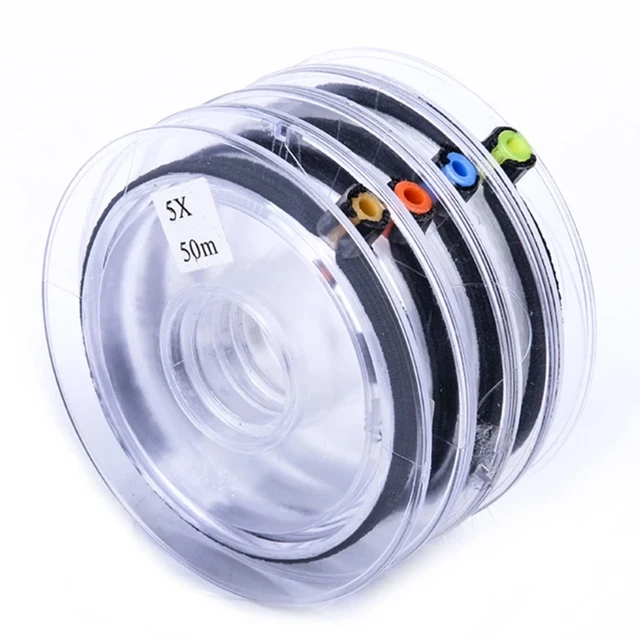 4Pcs Fishing Wire Loop Leader Tackle Tool Replacement Elastic Lightweight  Fishing Tippet Spool Rings Fly Fishing
