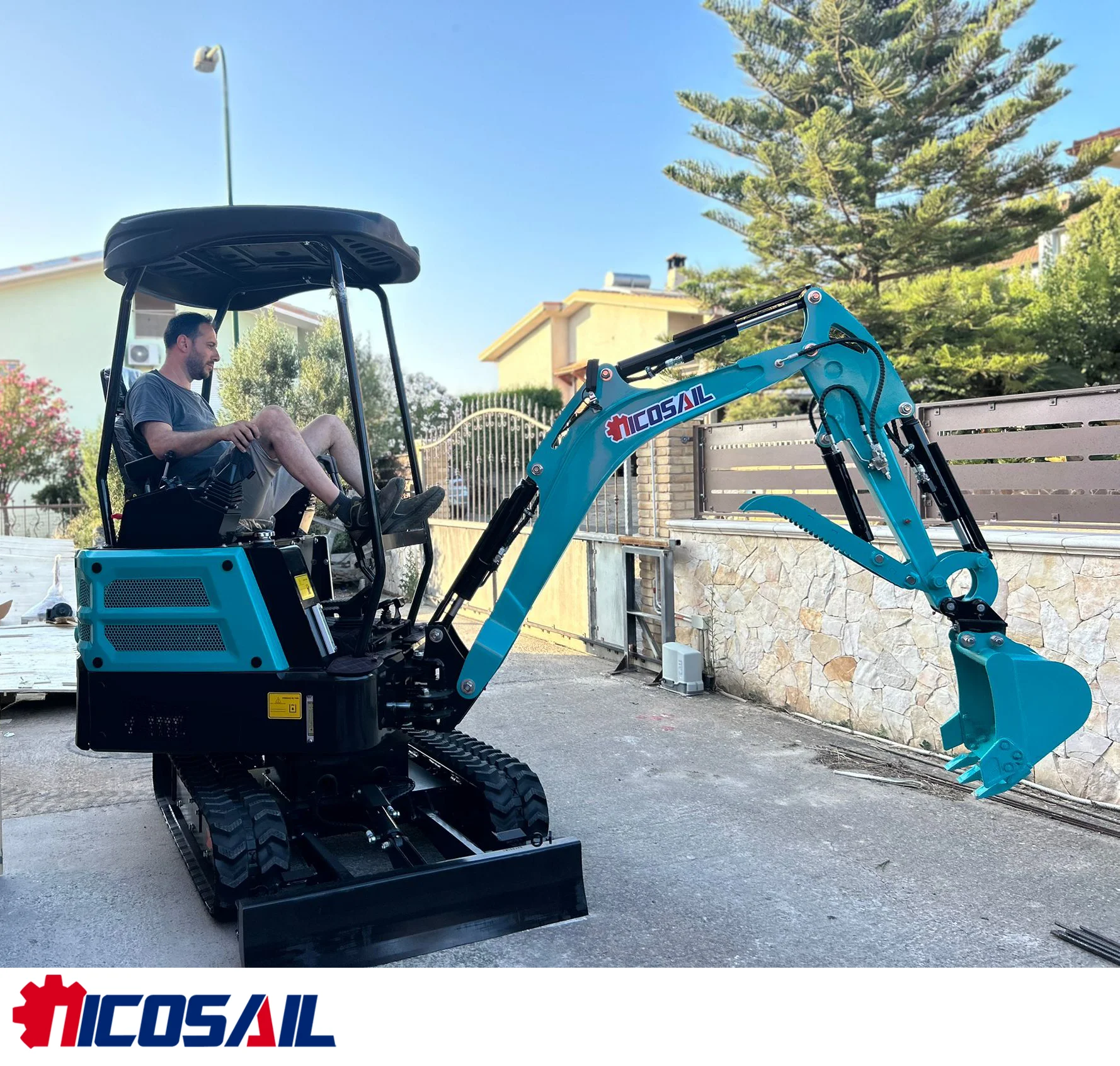 2,0-Tonnen-Minibagger, 2000 kg Betriebsgewicht, Euro 5 EPA-zertifiziert