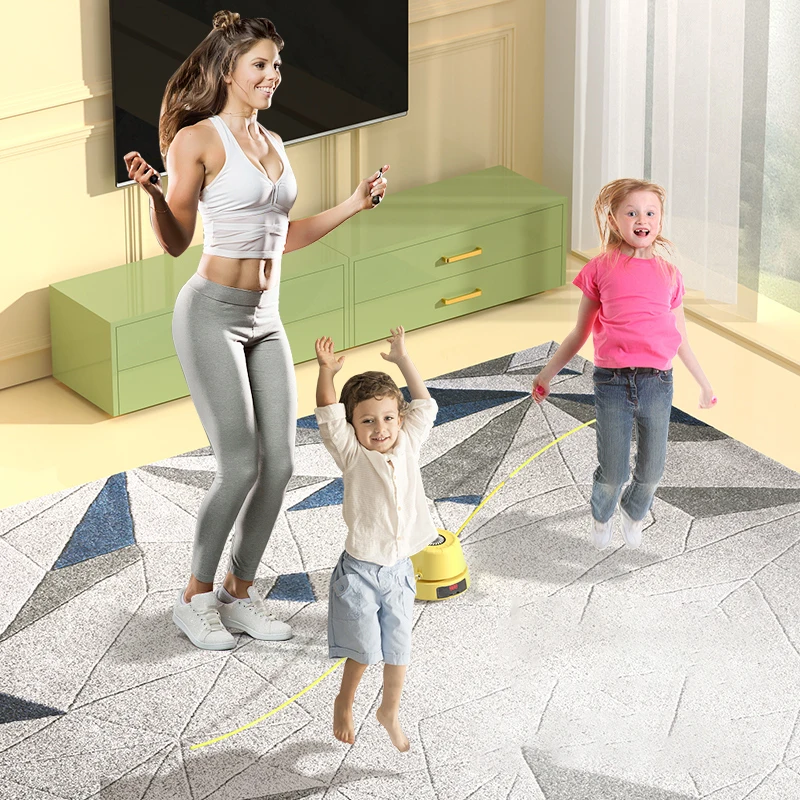 Smart Automatic Skipping Machine Electric Multi-person Fitness Intelligent Rope Electronic Adjuster Counting Jump Rope Machine