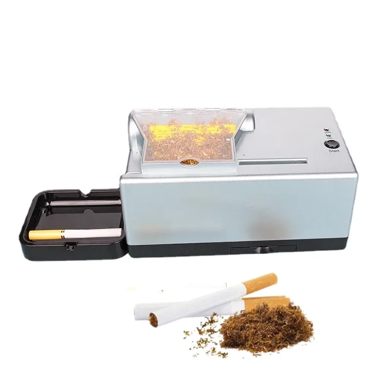 

6.5/8mm Tube Automatic Cigarette Rolling Machine Electric Tobacco Injector Roller Make with Herb Roll Tray Smoking Accessories