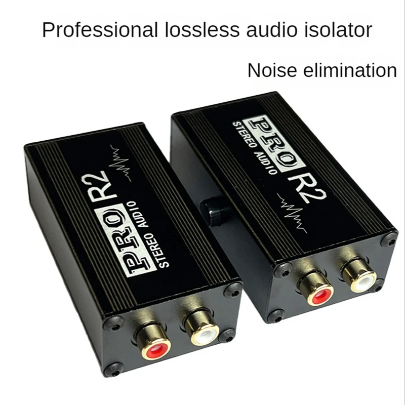 Ground Loop Audio Isolator Audio Noise Filter RCA Noise Suppressor Isolator Signal Reducer For PC audio noise isolator