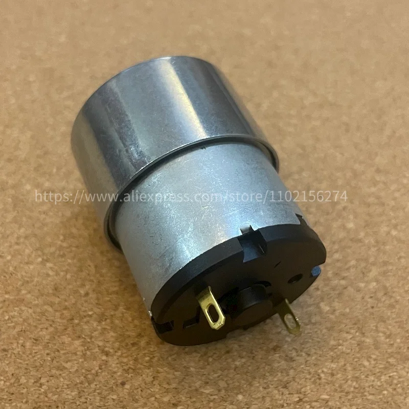 MOTEUR à ENGRENAGES SANS BALAI JGB37-3525 - 12V/24V DC, Vitesse 7 à 960 Tr/min - Réversible, Arbre 6mm, Angle Droit