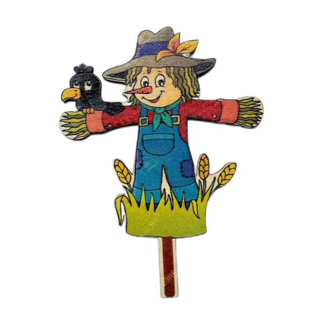 Tuoyuan Gyár Közvetlen Értékesítése Új Kreatív Páfrány Dekoráció Fekete Varjú Madárijesztő Fa Kerti Plug-In - Image 5