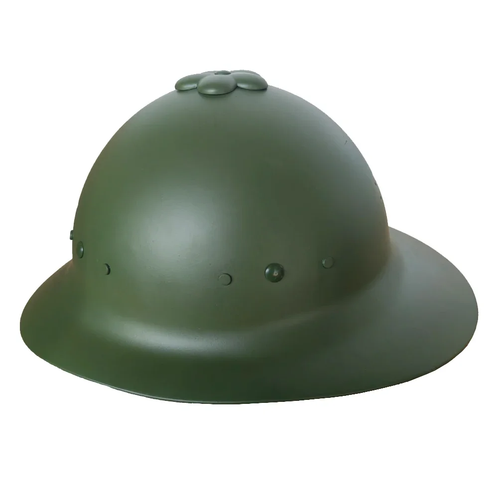 WW2 Plum Helmet China Retro Casque Metal Vintage Style Chinese Retro Outdoor Equipment Plum Tactical Equip Helmet