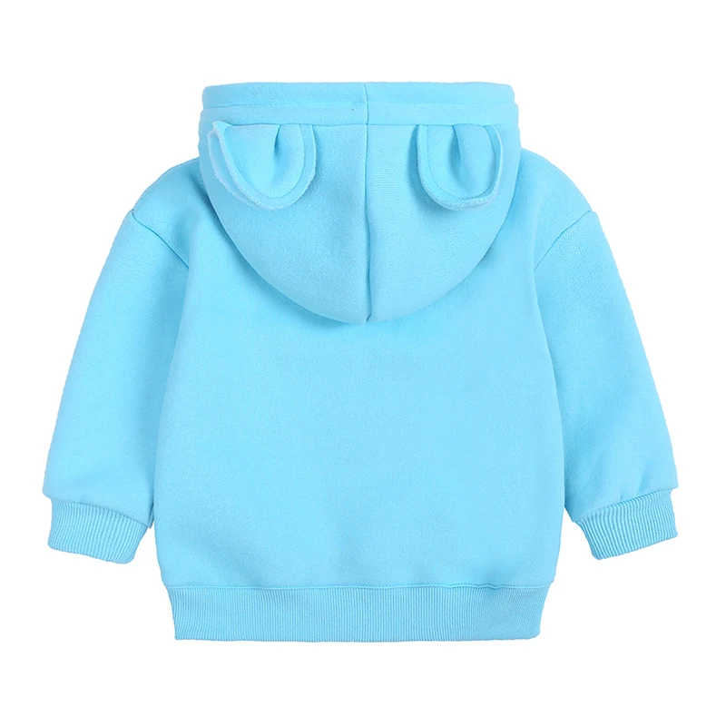 Description Picture 5 of item2025 Baby Boys Girls Hoodie With Cute Bear Ear Kids Clothes Cotton Outfits Hoodies Pullover Outerwear for Newborn Baby