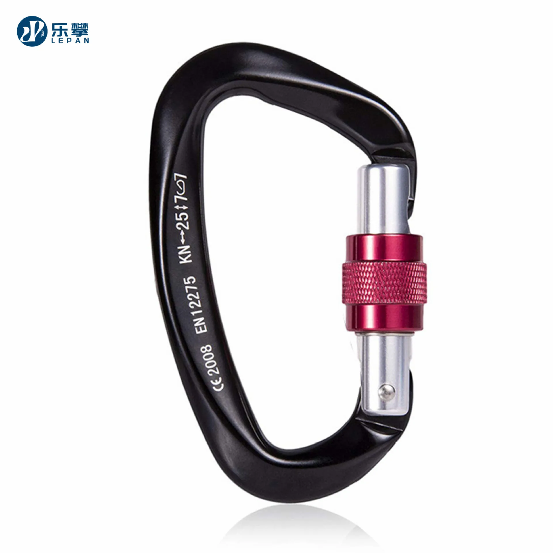 Heavy-Duty Aluminum Climbing Descender with Bent-Ear Design