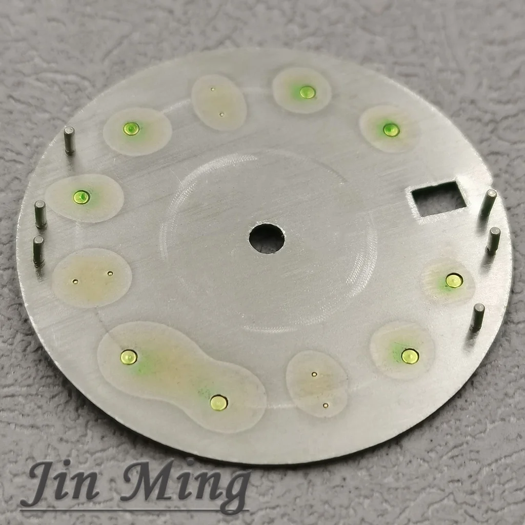 Luxury Multi-Color Luminous Date Window Aseptic Dial for Automatic Movement Watches