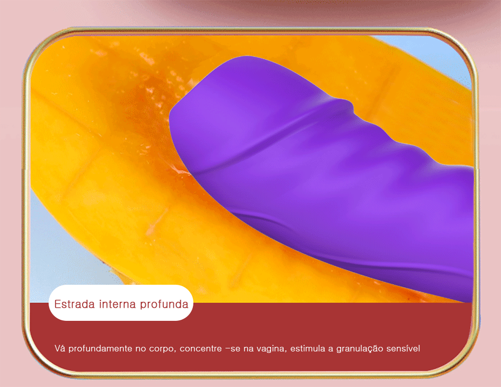 Vibrador Feminino Sem Fio 3 em 1 Bluetooth Controle via App