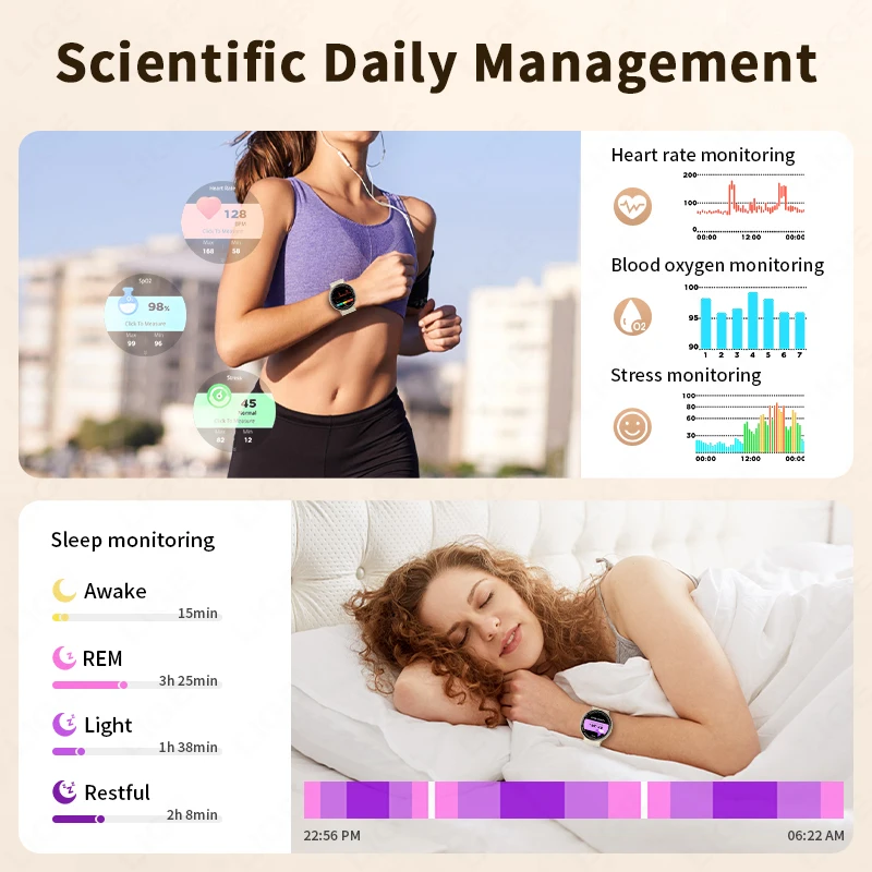 LIGE GPS Smart Watch Heart Rate Monitoring Bluetooth Call Outdoor Sports 1ATM Waterproof 1.39 Inch Screen Men Woman Smartwatch