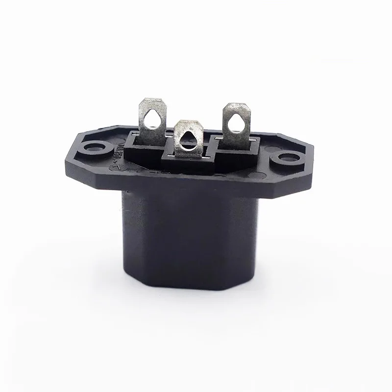 5PCS/LOT LZ-F-10 Power supply socket with ear lighting C13 socket CCC KC certified