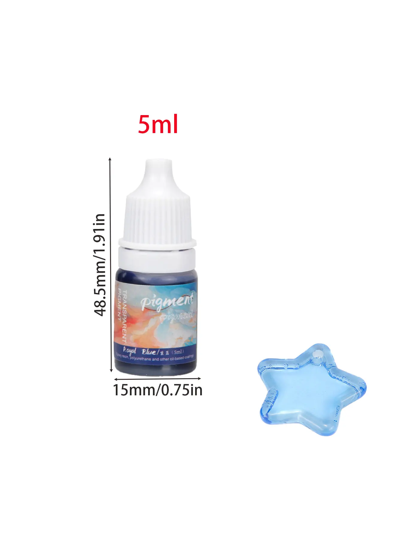 24-Color Epoxy Resin Paint Pigment Set - Concentrated Liquid Dye for UV Resin Coloring and DIY Jewelry Art Crafting