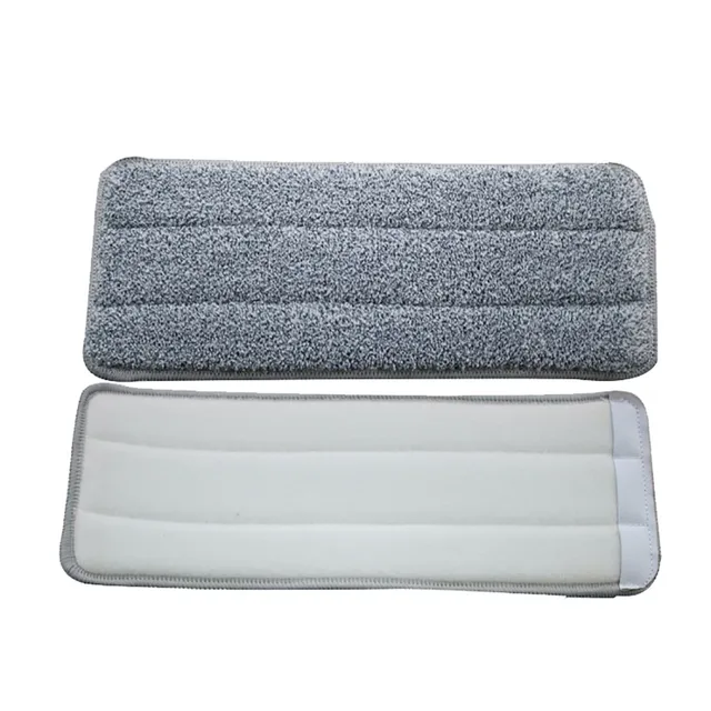 Mop Fejcsere 33X12Cm Újrafelhasználható Lapos Mopszövet Korall Mikroszálas Por Fejtisztító Betét Konyhához, Otthon, Fürdőszoba 행주 - Image 3
