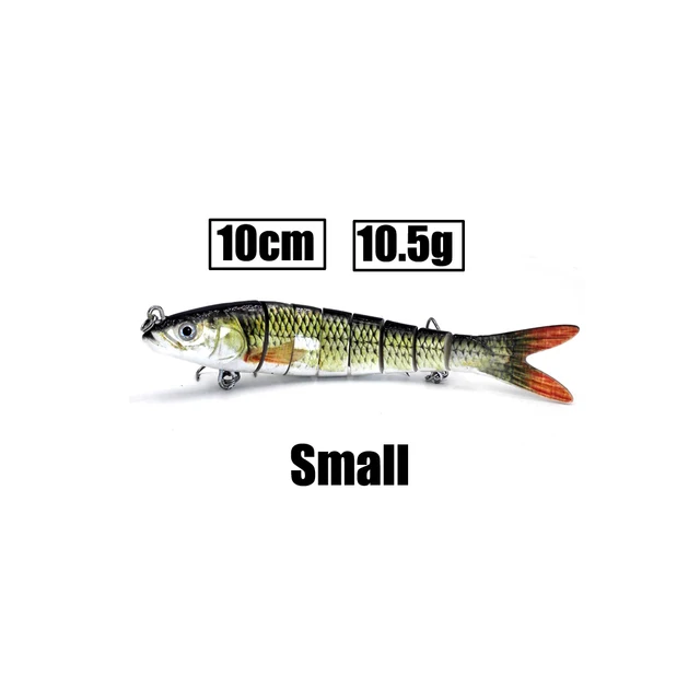 Proaovao 7-19g Swimbait Pike Wobblers Crankbait Fishing Lure Multi Jointed  Hard Bait Musky Sinking Isca - AliExpress