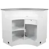 Reception Desk LED Illuminated Curved Reception Desk Area Counter Round Reception Desk 3