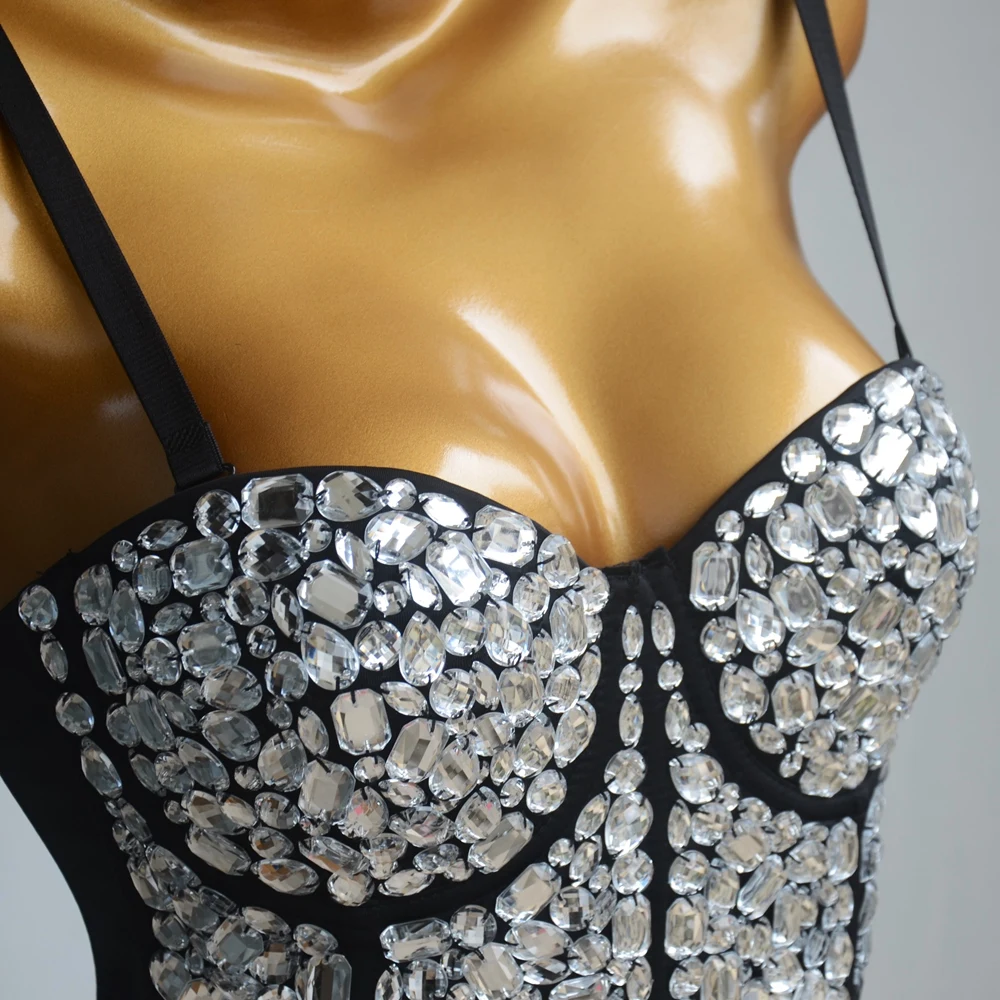 sparkly bustier top