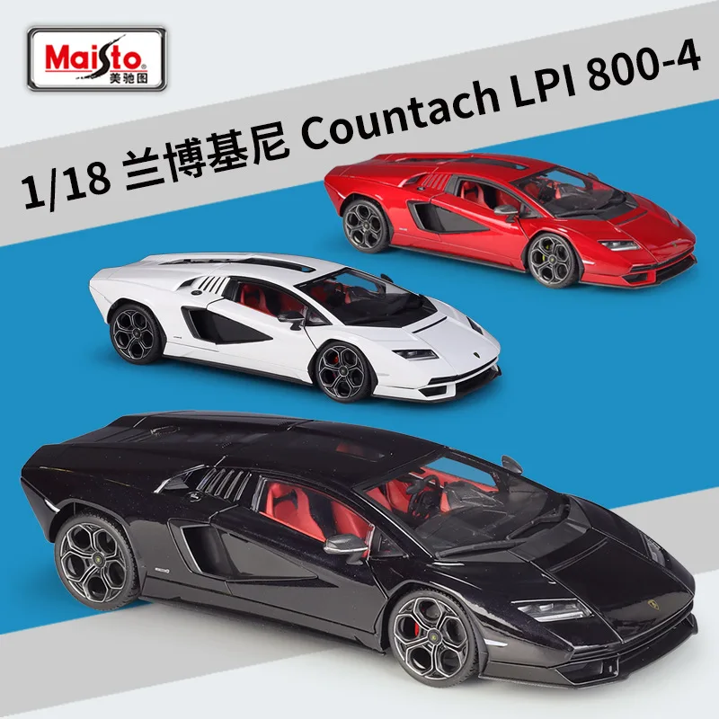 Maisto 1: 18 Lamborghini Contash Countach Lpi800 Simulazione Di Auto Sportive Modello Di Auto Finito In Lega