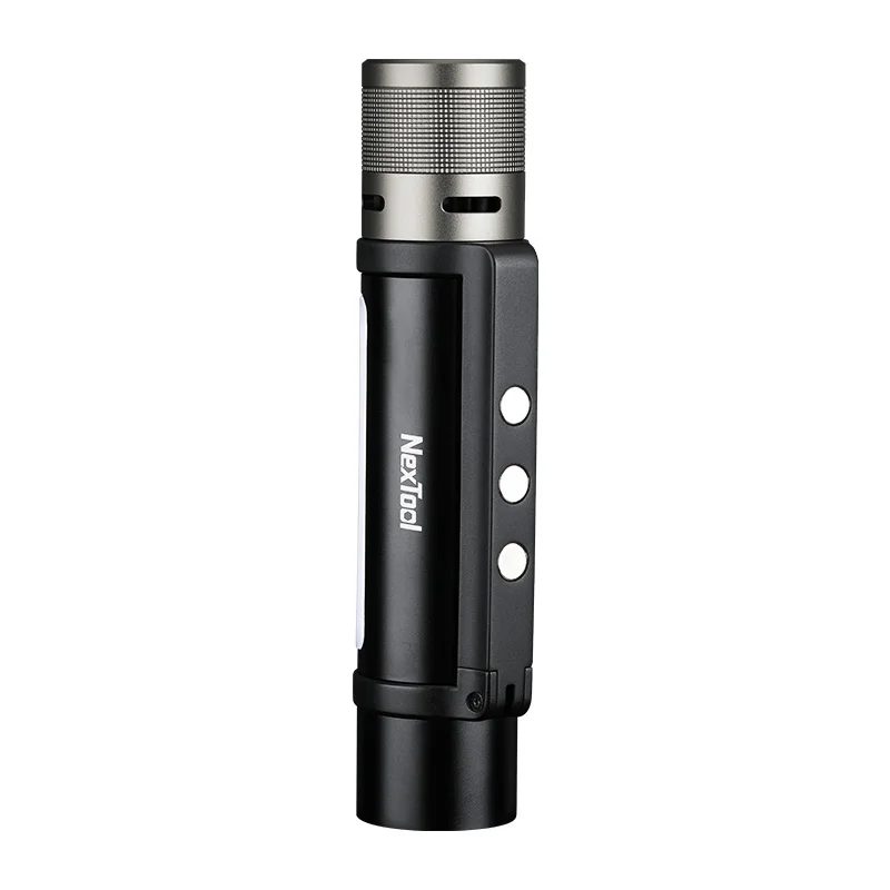 

NexTool Outdoor 6 In 1 Flashlight Built In 18650 Battery LED Ultra Bright Zoomable Torch Waterproof Camping Emergency Light