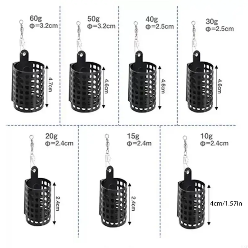 10pcs 둥근 낚시 태클 피더 케이지 철 낚시 미끼 케이지 바구니 트랩 루어 낚시 낚시 낚시 미끼 케이지 피더 r9ce