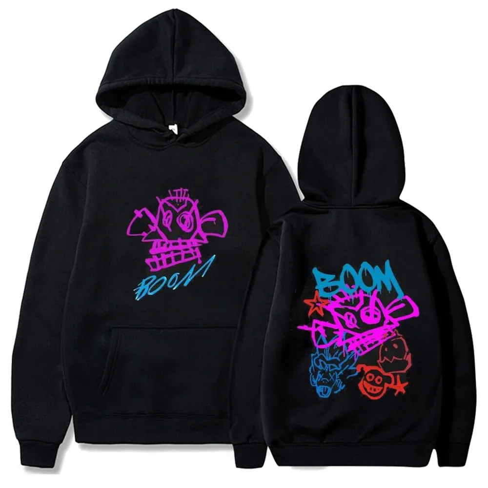Arcane Jinx Graffiti Hoodies Men Women Anime Hoodie Harajuku O-neck Pullover Fashion Casual Hip Hop Streetwear Fans Gift Unisex - Image 4