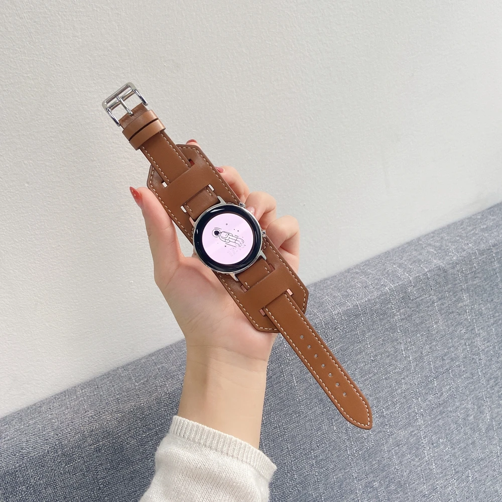 Premium Leather Watch Bracelet - Elegant Loop Band