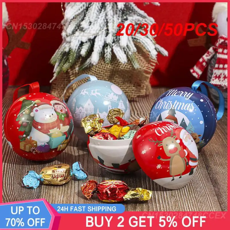 

20/30/50 шт., декоративная коробка для рождественской елки