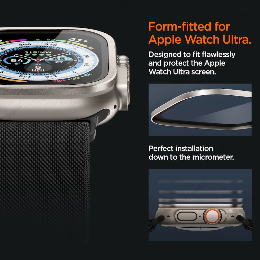 1-3PCS Ceramic Screen Protector for Apple watch Ultra 9 8 7 6 5 4 SE 3 2 49mm 45mm 44mm 41mm 40mm 42mm 38mm