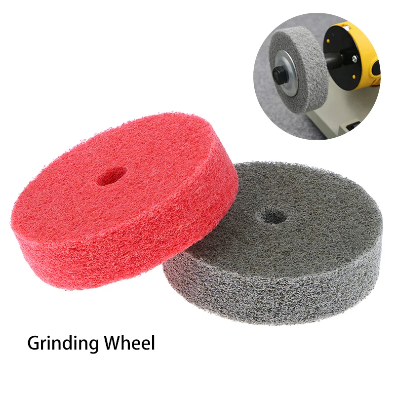 

Red Grey 3Inch 75mm Nylon Grinding Wheel Buffing Wheels For Polishing Of Metal Wood Plastic Power Tool Accessories Part