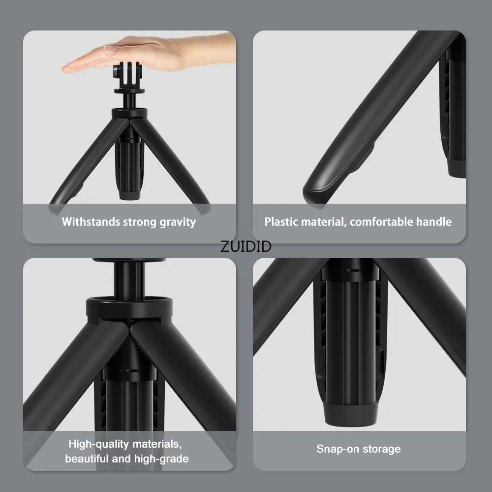Treppiede Mini Per Smartphone E Fotocamera - Allungabile, Testa A Sfera 360°, Per Vlog E Viaggi - Foto 6